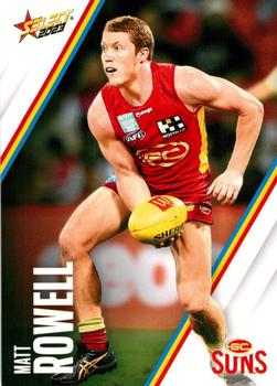 2023 Select AFL Footy Stars #89 Matt Rowell Front